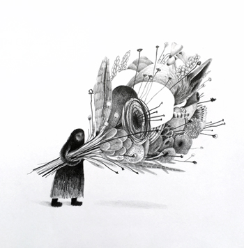 Dessin d'objet sculptural