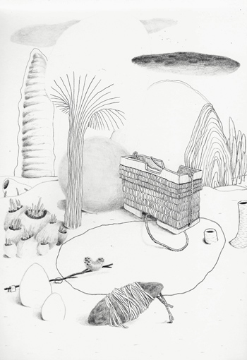Dessin d'objet sculptural