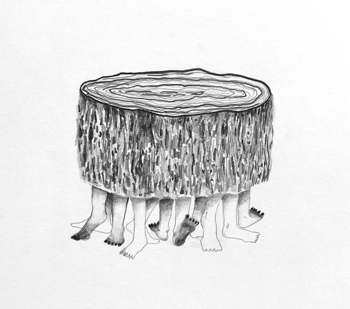 Dessin d'objet sculptural