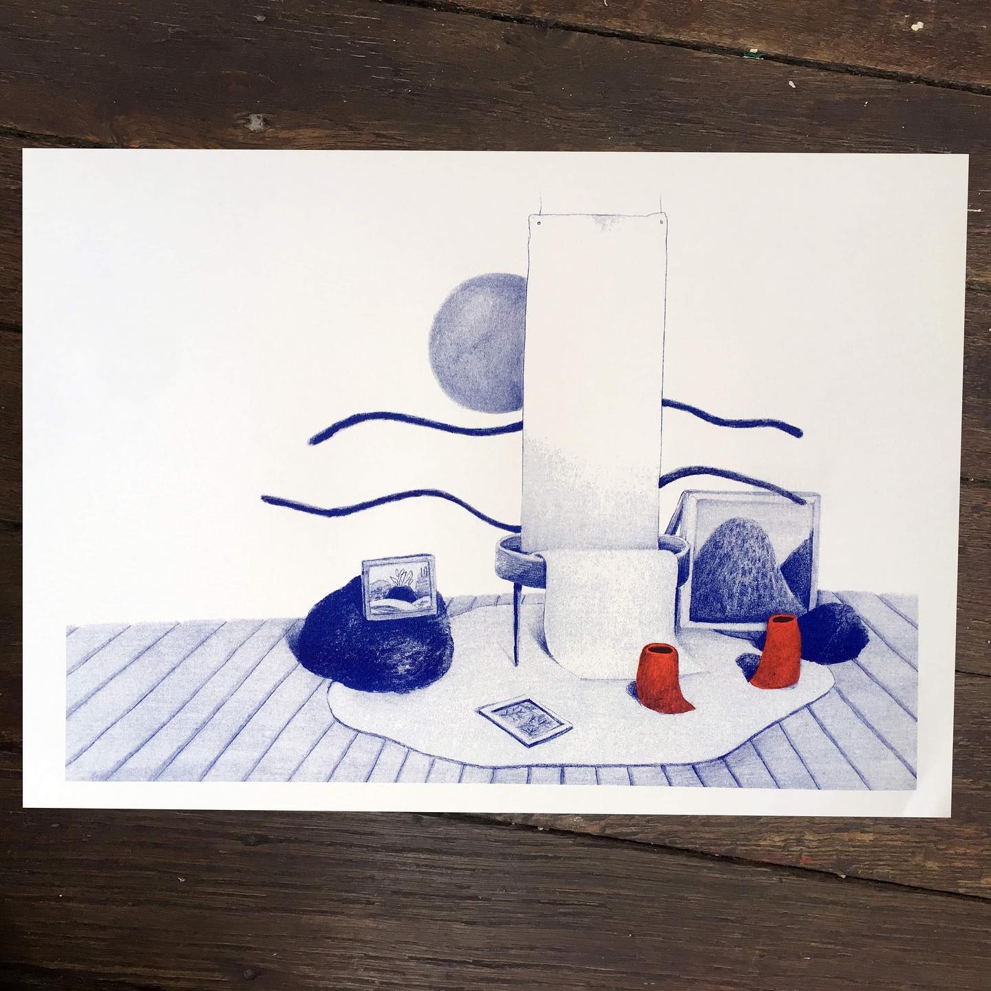 Risographie. Terres Incultes. Galerie Octave Cowbell